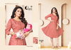 Kinti Girishma 1 Rayon Printed Regular Wear Anarakli Kurti Collection